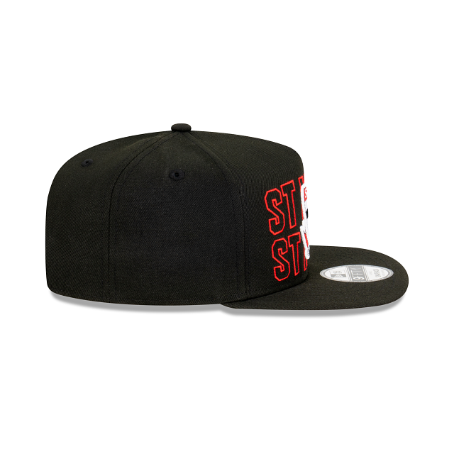 St Kilda Saints Hat - AFL Neon Lights Black 9Fifty A-Frame Snapback Cap - New Era